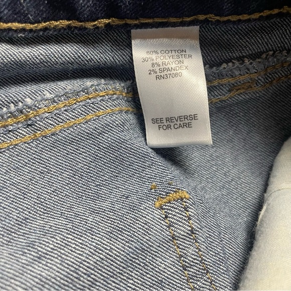 Cato Dark Wash High Rise Crystal Jewel Embellished Curvy Jean Women’s 18 - Picture 7 of 7